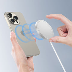 BESŽIČNI POLNILEC TECH-PROTECT QI15W-A34 MAGNETNI MAGSAFE BREŽIČNI POLNILEC BELE BARVE