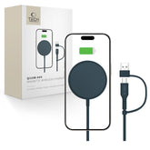 BESŽIČNA POLNILKA TECH-PROTECT QI15W-A44 MAGNETIC MAGSAFE BREZŽIČNI POLNILEC TEMNO MODRA