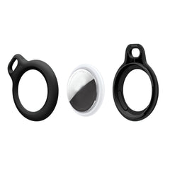 OVITEK TECH-PROTECT ROUGH CHAIN 2-PACK APPLE AIRTAG ČRNA