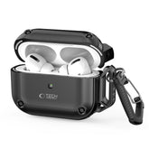 OVITEK TECH-PROTECT ROUGH HOOK APPLE AIRPODS PRO 1 / 2 ČRNA