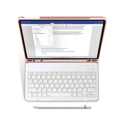 OVITEK S KLAVIATURO ZA IPAD 10.9” 10 / 2022 / 11” 11 / 2025 TECH-PROTECT SC PEN ROZA