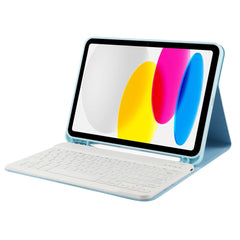 OVITEK S KLAVIATURO ZA IPAD 10.9” 10 / 2022 / 11” 11 / 2025 TECH-PROTECT SC PEN NEBESKO MODRA