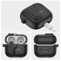 OVITEK TECH-PROTECT SLIM HOOK APPLE AIRPODS 4 ČRNA