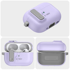 OVITEK TECH-PROTECT SLIM HOOK APPLE AIRPODS PRO 1 / 2 LAVANDA
