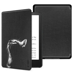 OVITEK TECH-PROTECT SMARTCASE KINDLE PAPERWHITE VI / 6 / COLORSOFT / SIGNATURE EDITION ČRNA MAČKA