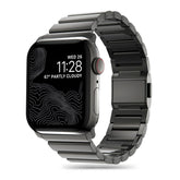 REMENIČEK TECH-PROTECT STEELBAND APPLE WATCH 6 / 7 / 8 / 9 / 10 / SE / ULTRA 1 / 2 (44 / 45 / 46 / 49 MM) ČRNA