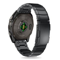 REMENIČEK TECH-PROTECT STEELBAND GARMIN FENIX 5 / 6 / 6 PRO / 7 / 8 (47 MM) / ČRNA