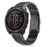 REMENIČEK TECH-PROTECT STEELBAND GARMIN FENIX 5 / 6 / 6 PRO / 7 / 8 (47 MM) / ČRNA