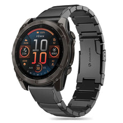 REMENIČEK TECH-PROTECT STEELBAND GARMIN FENIX 5 / 6 / 6 PRO / 7 / 8 (47 MM) / ČRNA