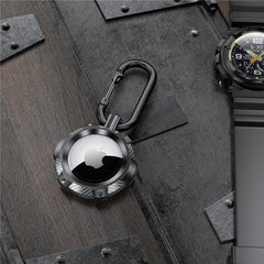 OVITEK TECH-PROTECT TPUCARBON APPLE AIRTAG ČRN.