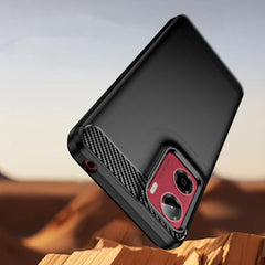 OVITEK TECH-PROTECT TPUCARBON MOTOROLA MOTO G05 / E15 ČRNÝ