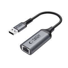 TECH-PROTECT ULTRABOOST ADAPTER USB 3.0 DO ETHERNET RJ45 1000MBPS ČRNA