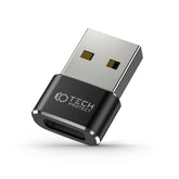 TECH-PROTECT ULTRABOOST ADAPTER USB NA TYPE-C ČRNÝ