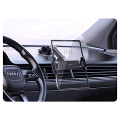 DRŽALO ZA TELEFON V AVTU TECH-PROTECT V4 UNIVERZALNO DRŽALO ZA TABLICO NA ŠTIRIH IN NA ARMATURNI PLOŠČI ČRNA