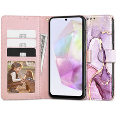 OVITEK ZA KNJIGE TECH-PROTECT WALLET GALAXY A35 5G MARBLE