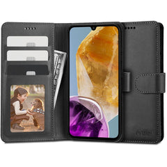 OVITEK ZA KNJIGE TECH-PROTECT WALLET GALAXY M15 5G ČRNÝ