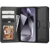 OVITEK ZA KNJIGE TECH-PROTECT WALLET GALAXY S24 ČRN