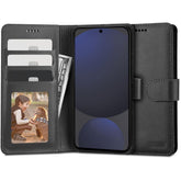 OVITEK TECH-PROTECT WALLET GALAXY S24 FE ČRN.