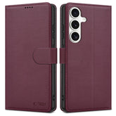 OVITEK TECH-PROTECT WALLET GALAXY S25 MULBERRY