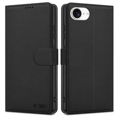 OVITEK TECH-PROTECT WALLET IPHONE 16E MATTE BLACK