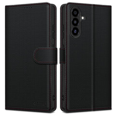 OVITEK TECH-PROTECT WALLET RS GALAXY A56 5G ČRNA/RDEČA