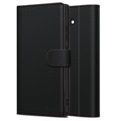 OVITEK TECH-PROTECT WALLET RS GALAXY S25 ULTRA ČRNA/RDEČA