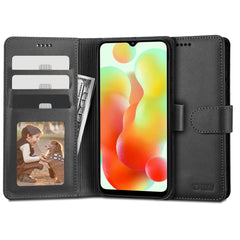 OVITEK ZA KNJIGE TECH-PROTECT WALLET XIAOMI REDMI 12C ČRN