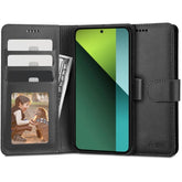 OVITEK ZA KNJIGE TECH-PROTECT WALLET XIAOMI REDMI NOTE 13 PRO 5G / POCO X6 5G ČRNÉ