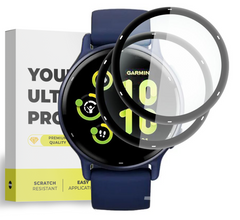 KALJENO STEKLO ZA GARMIN VIVOACTIVE 5 DOOP HYBRID GLASS ČRNO