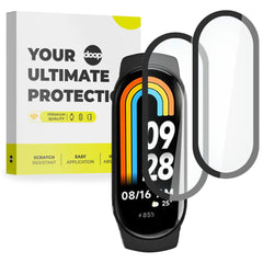 KALJENO STEKLO ZA XIAOMI MI BAND 8 / 9 / NFC DOOP HIBRIDNO STEKLO ČRNO