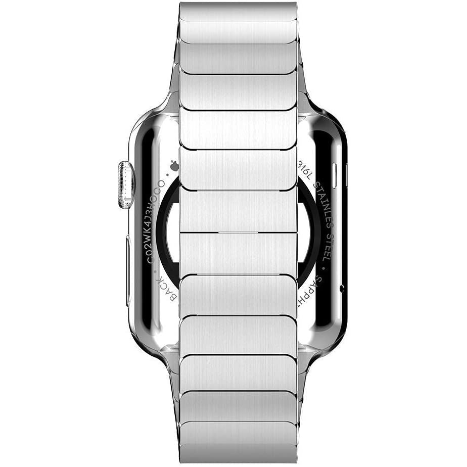 REMENIČEK DOOP LINKBAND APPLE WATCH 4 / 5 / 6 / 7 / 8 / 9 / SE / ULTRA 1 / 2 (42 / 44 / 45 / 49 MM) ČRNA