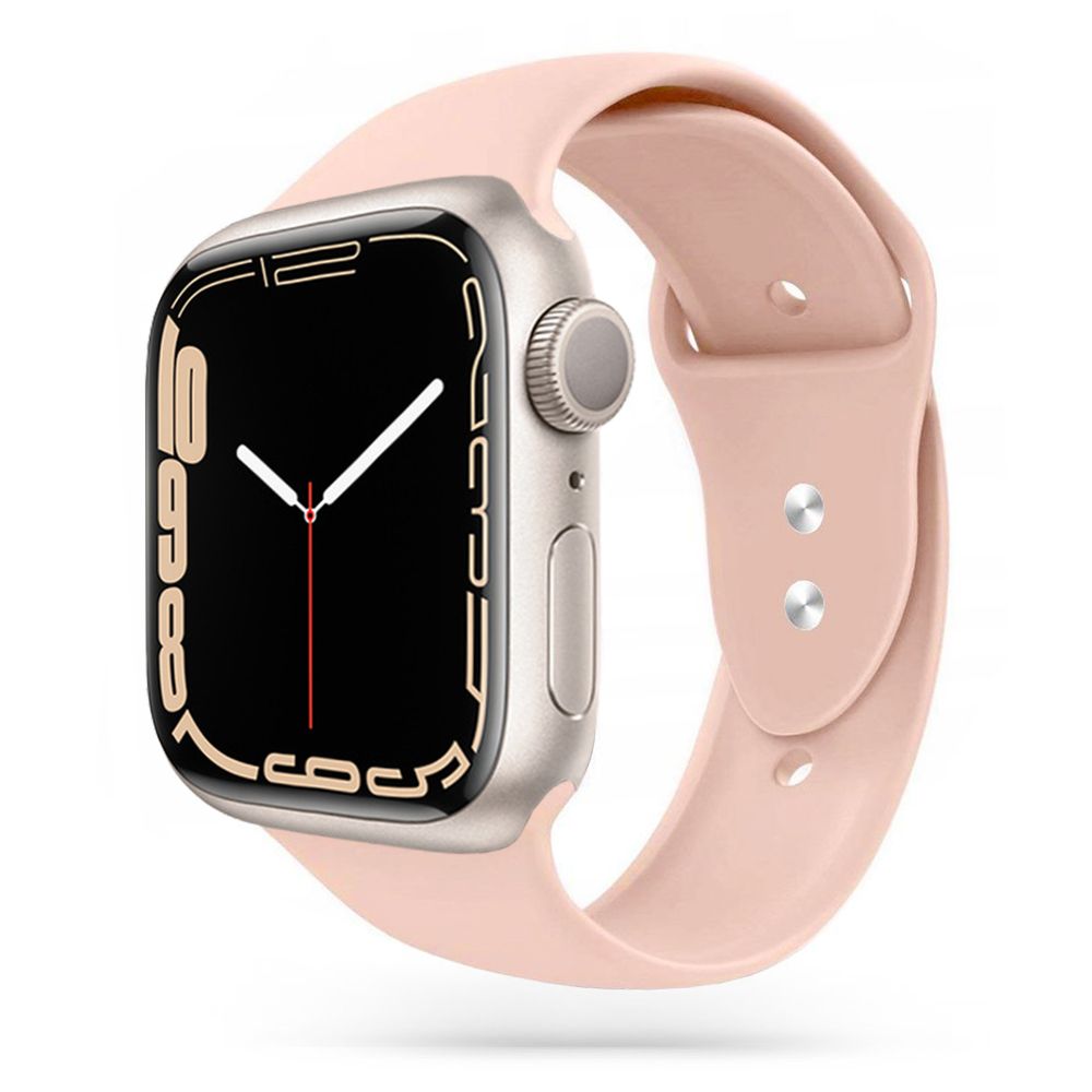 REMENIČEK DOOP ICONBAND APPLE WATCH 4 / 5 / 6 / 7 / 8 / 9 / SE (38 / 40 / 41 MM) ROZA PEŠČENA