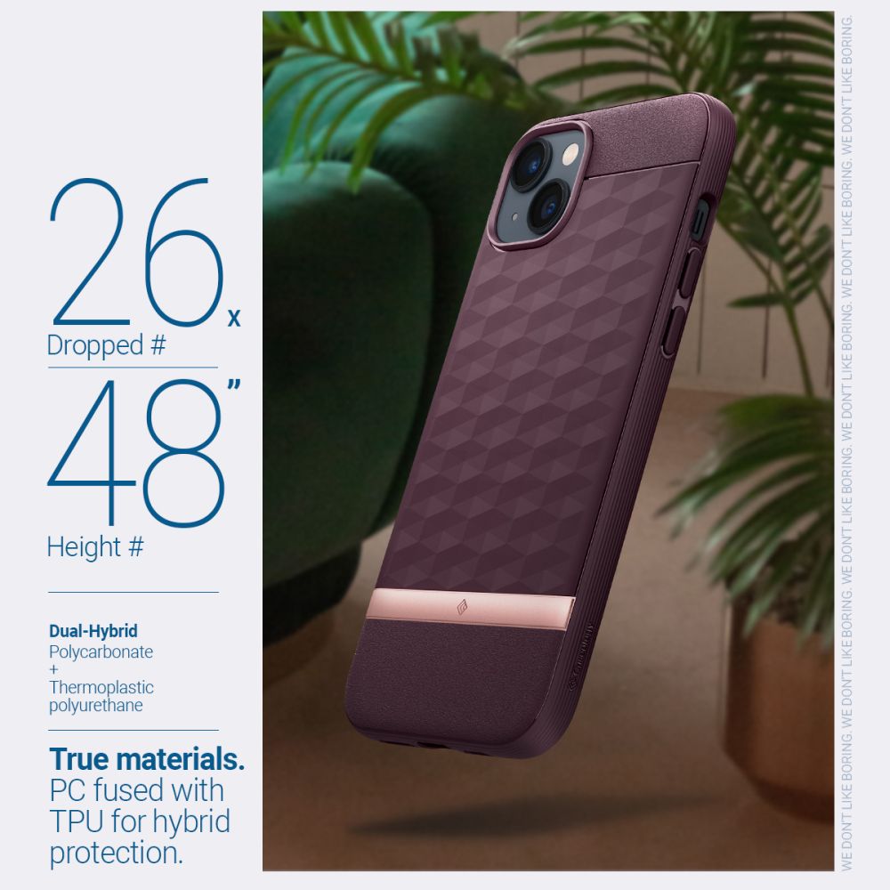 OVITEK CASEOLOGY PARALLAX MAG MAGSAFE IPHONE 14 PLUS BURGUNDY