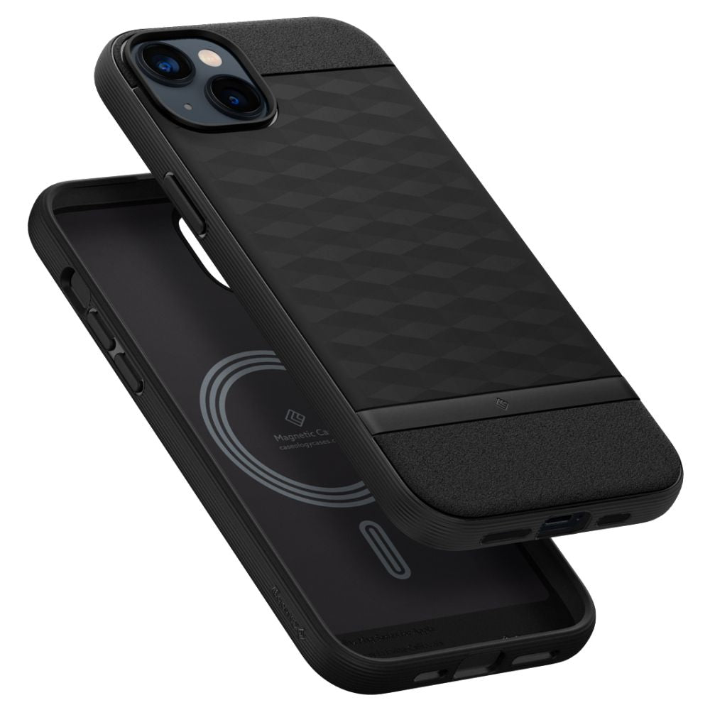 OVITEK CASEOLOGY PARALLAX MAG MAGSAFE IPHONE 14 PLUS MAT ČRN.