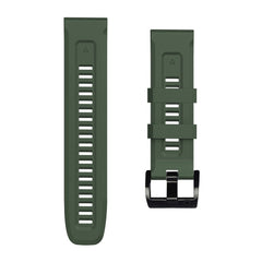 SILIKONSKI PAŠEK ZA GARMIN 26MM FENIX 3 / 5X / 3HR / 5X PLUS / 6X / 6X PRO / 7X DOOP EXPLORER VOJAK ZELENA
