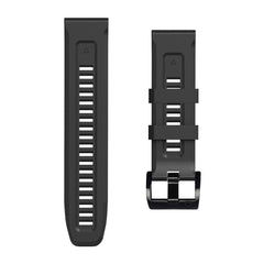 SILIKONSKI PAŠEK ZA GARMIN 22MM FENIX 5 / 6 / 6 PRO / 7 DOOP EXPLORER 22MM ČRN.