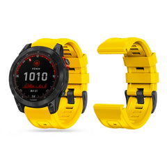 SILIKONSKI PAŠEK ZA GARMIN 22MM FENIX 5 / 6 / 6 PRO / 7 DOOP EXPLORER 22MM RUMEN.