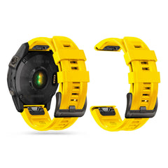 SILIKONSKI PAŠEK ZA GARMIN 22MM FENIX 5 / 6 / 6 PRO / 7 DOOP EXPLORER 22MM RUMEN.