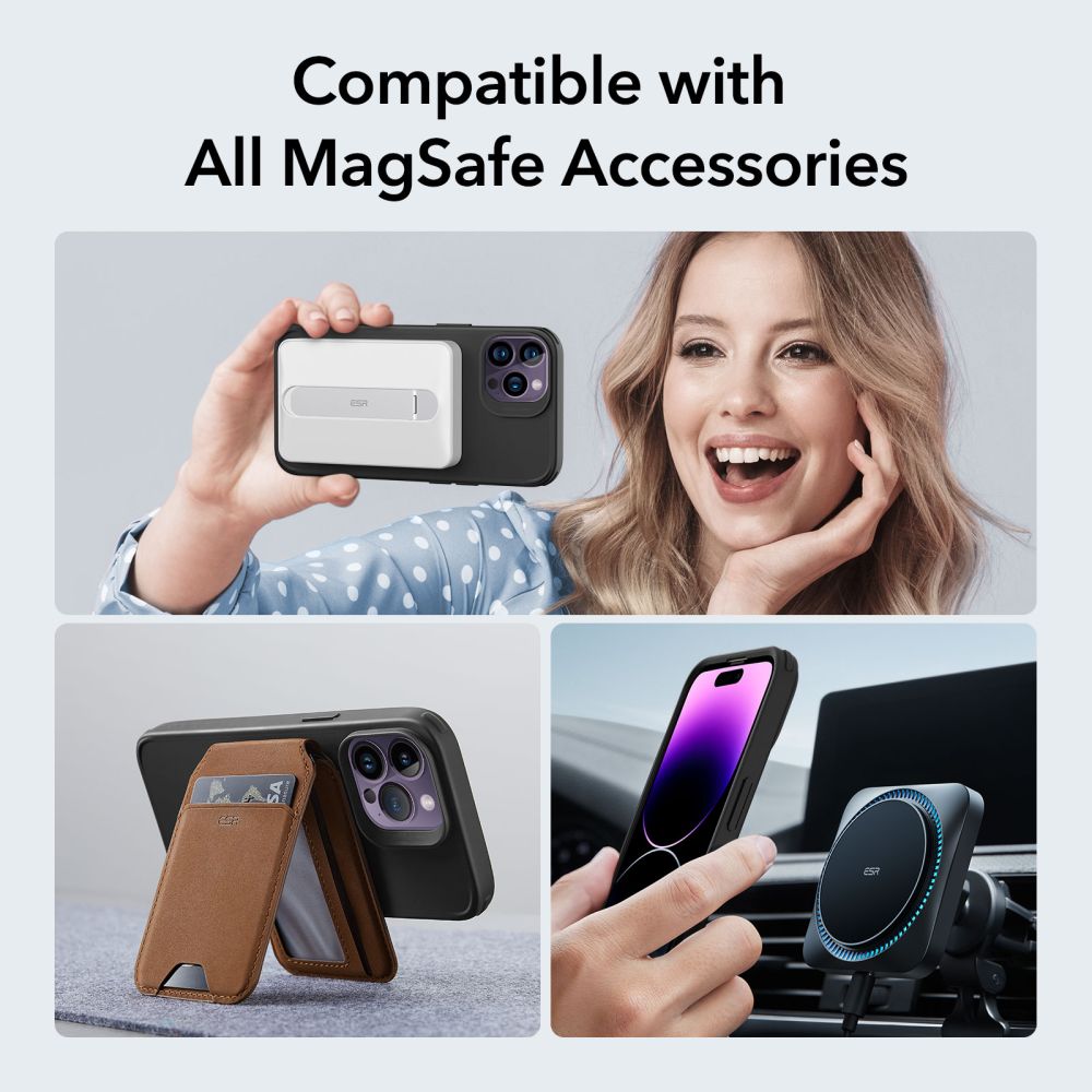 OVITEK ESR CH HALOLOCK MAGSAFE IPHONE 14 PRO MAX ČRNA
