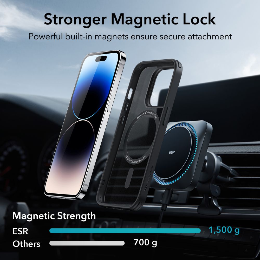 OVITEK ESR CH HALOLOCK MAGSAFE IPHONE 14 PRO MAX FROSTED BLACK