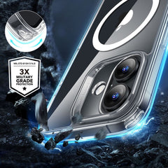 ESR CLASSIC HYBRID HALOLOCK MAGSAFE IN TEMPERIRANO STEKLO IPHONE 16 PLUS JASNO