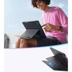 OVITEK ESR FLIP HYBRID IPAD AIR 13” 1 / 2 / 2024-2025 ČRNA