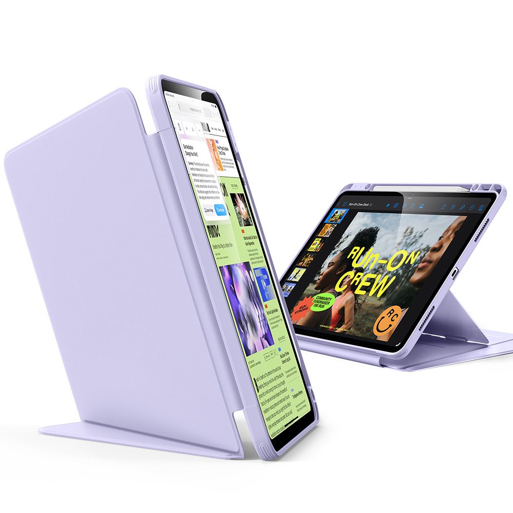 OVITEK ESR FLIP HYBRID IPAD AIR 13” 1 / 2 / 2024-2025 VIOLETNA