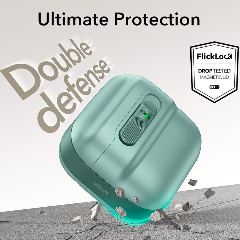 OVITEK ESR PULSE HALOLOCK MAGSAFE APPLE AIRPODS 4 ZELENA
