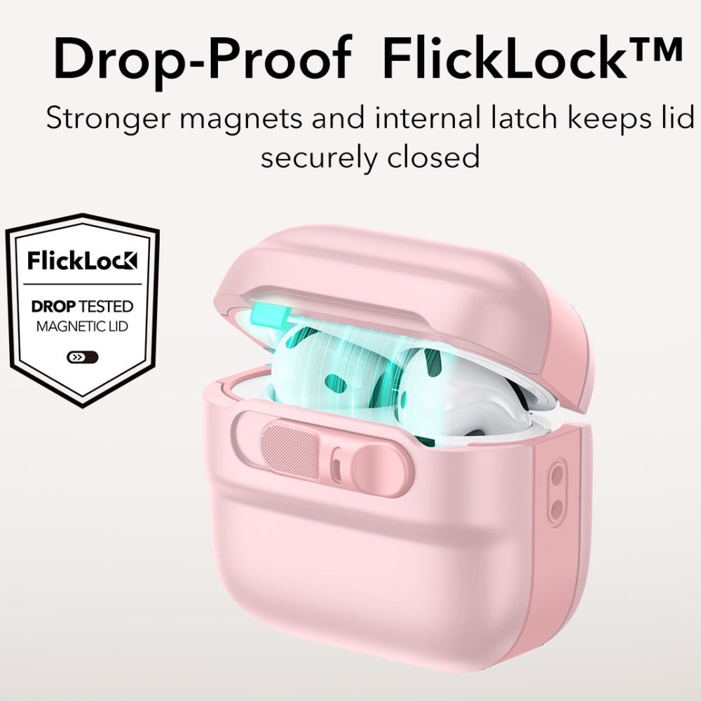 OVITEK ESR PULSE HALOLOCK MAGSAFE APPLE AIRPODS 4 ROZA