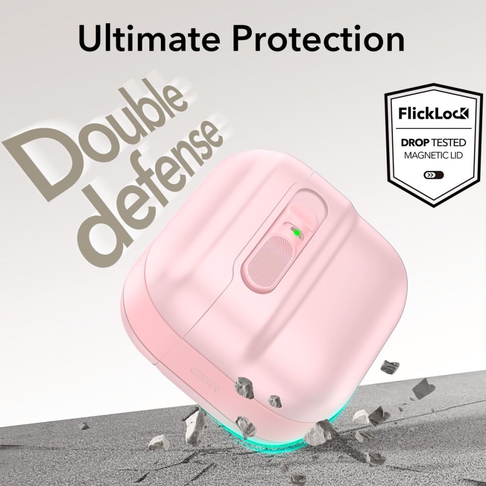 OVITEK ESR PULSE HALOLOCK MAGSAFE APPLE AIRPODS 4 ROZA