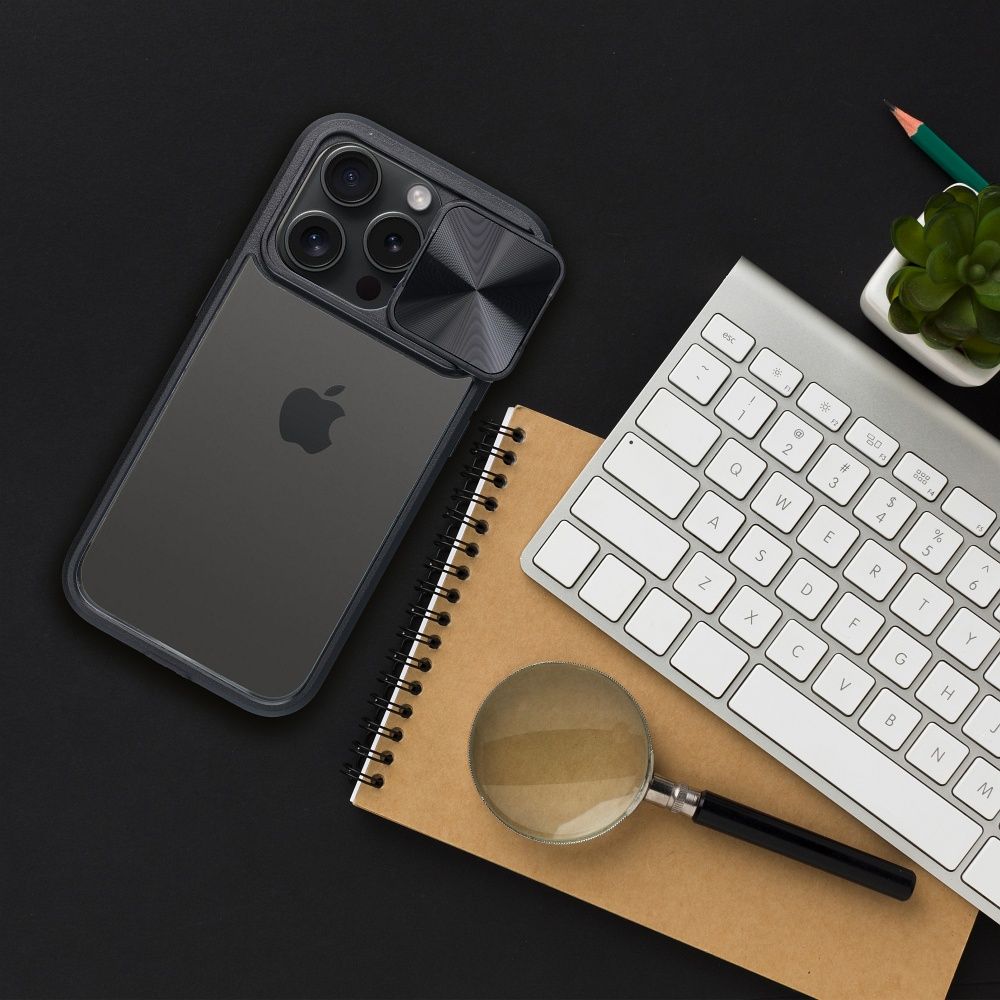OVITEK ZA SAMSUNG GALAXY A54 5G HEYCASE CAMSHIELD ČRNÝ