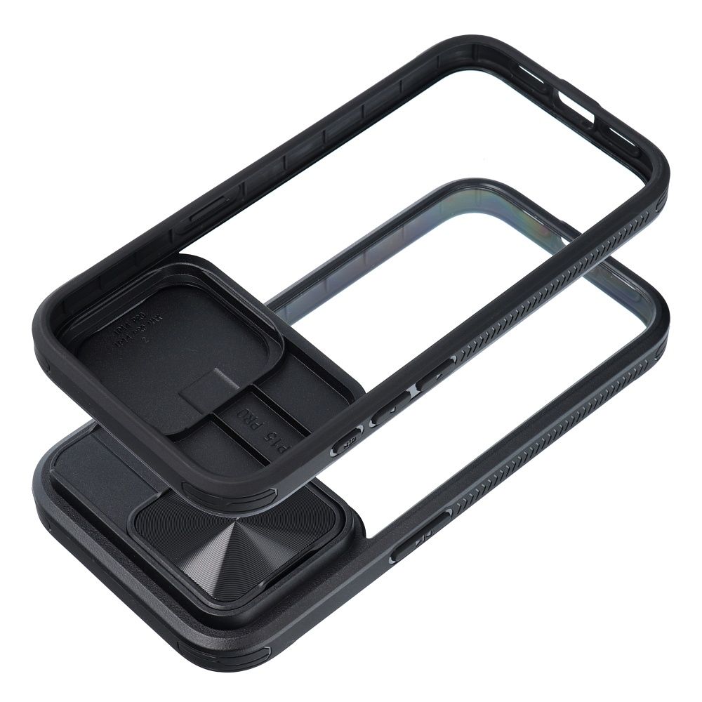 OVITEK ZA SAMSUNG GALAXY A54 5G HEYCASE CAMSHIELD ČRNÝ