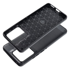 OVITEK ZA MOTOROLA EDGE 50 PRO HEYCASE KARBON ČRNA