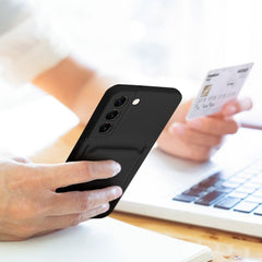 OVITEK ZA SAMSUNG GALAXY A15 5G HEYCASE KARTIČNI OVITEK ČRN